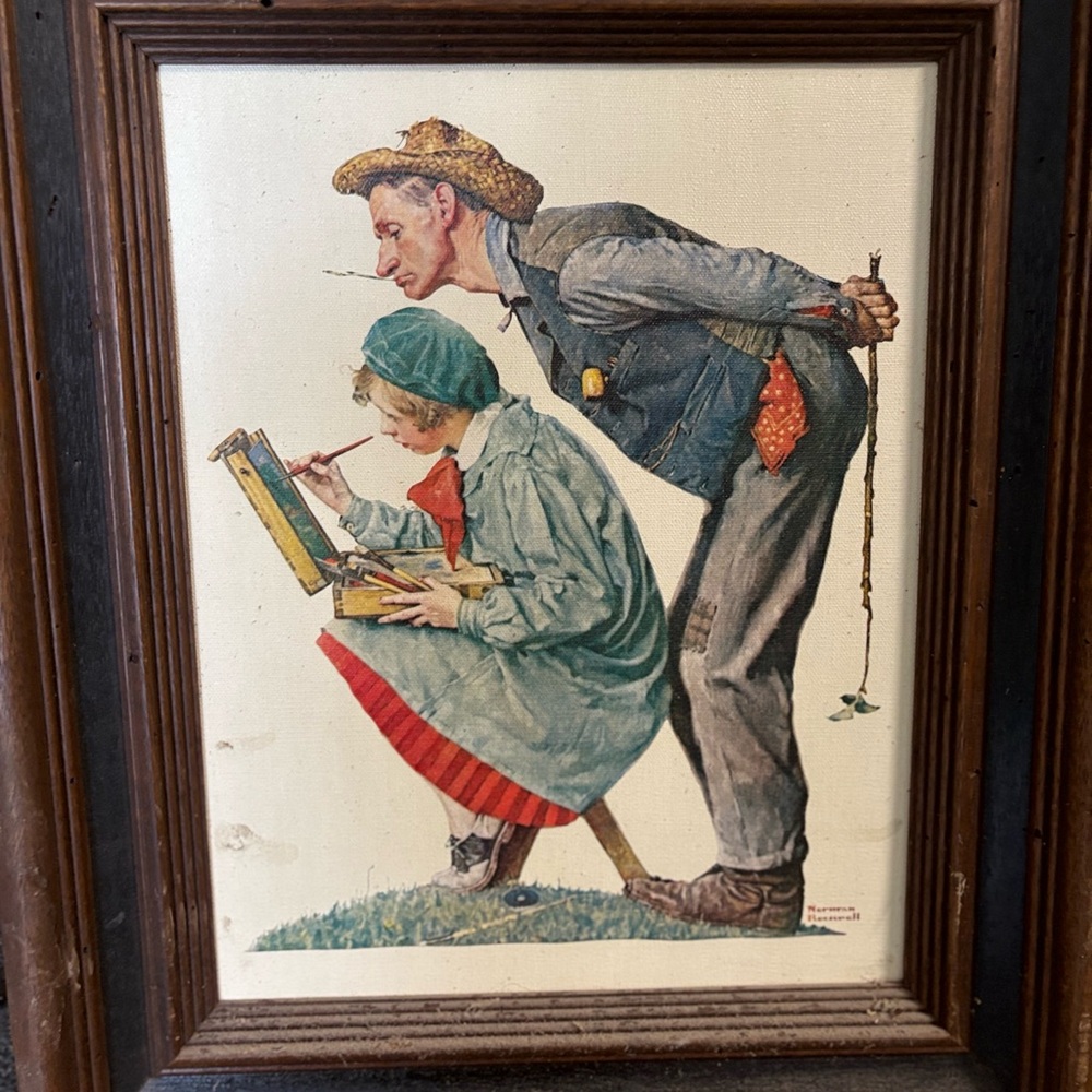 Framed Vintage Art Print
